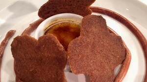 Crème brûlée met chocolademarshmallow