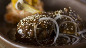 Kip in chocoladesaus