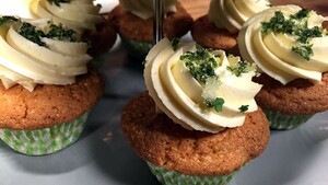 Limoen-cheesecupcakes