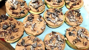 Ongebakken appelkoeken