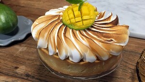 Mangoschuimtaart