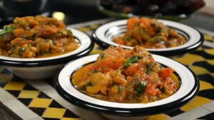 Za'alouk (gepofte aubergine)