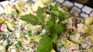 Marokkaanse aardappelsalade
