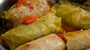 Gevulde kool (met rijst en gehakt)