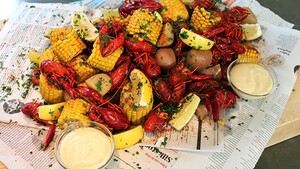 Rivierkreeftjes met limoenmayonaise