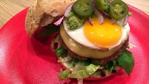Impressive hamburger