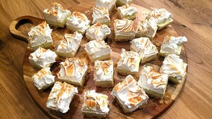 No bake key lime cheesecake squares