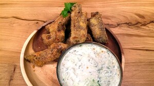 Crispy panko spareribs