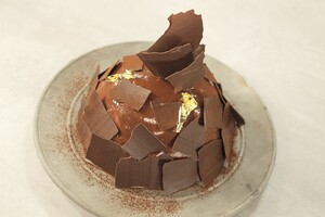 Pompoencake met Chai botercrème en melkchocolade