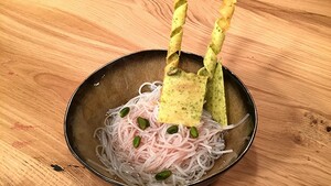 Faloodah shirazi (Sorbet van rijstvermicelli)