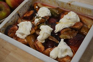 Fruit uit de oven met Griekse yoghurt