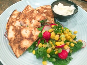 Tonijn quesadilla's
