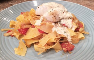 Kabeljauw met venkelpasta