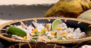 Hugo's extreem tropische ceviche
