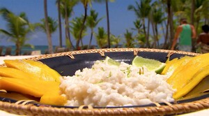 Hugo's exotische kokosrijst met mango