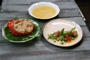 Franse Bisque van spinkrab