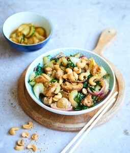 Kipcashewschotel uit Wokking Lekker