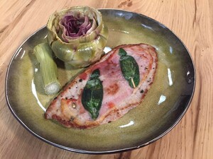 Saltimbocca en artisjokken alla Romana