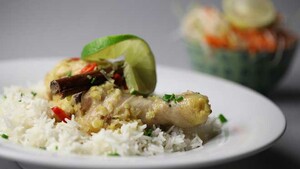 Indische currykip (Kare ayam)