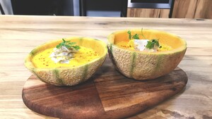 Tabouleh met meloengazpacho