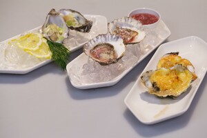 3 bereidingen van oesters