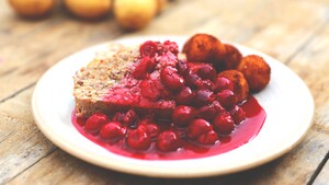 Vleesbrood met kriekjes (of zure kersen)
