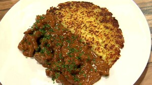Züricher geschnetzeltes met rösti