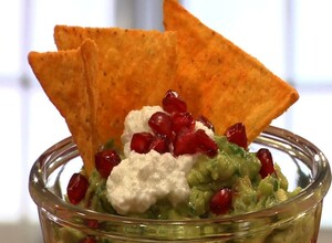 Guacamole met tortillachips