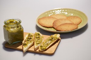 Pistachekoekjes & pistachepasta