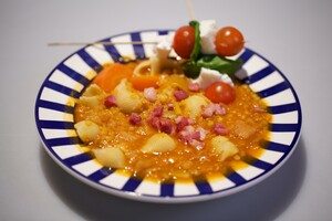 Gevulde linzensoep