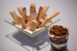 Dolce die mela (Appel-mascarponetoetje) & Veloce tiramisu (snelle tiramisu)