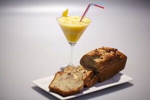 Bananentaart met tropische cocktail (Argentinië)