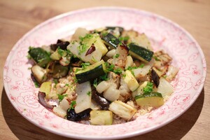 Couscous met geroosterde groente