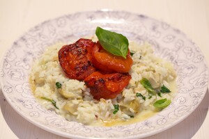 Risotto met gegrilde pomodori tomaten