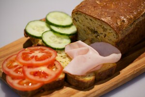 Mediterrane courgettecake