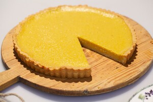 Honing-mangotaart