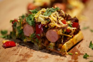 Hotdog-chiliwafels