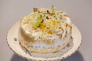 Ewouts witte chocolade-kokostaart