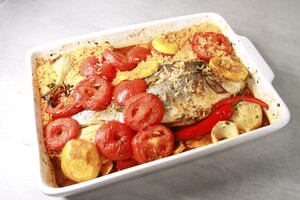 Dorade uit de oven van oma Habiba