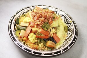 Couscous met zeven groenten van oma Habiba