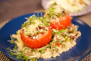 Gevulde tomaten met quinoa