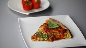 Pizza Margherita & Gevulde tomaatjes