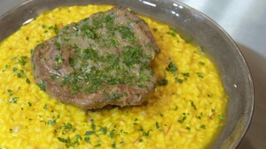 Ossobuco alla Milanese met gremolata en saffraanrisotto
