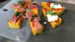 Polenta bites
