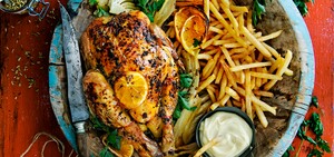 Franse Kip met venkel, sinaasappel & ricard