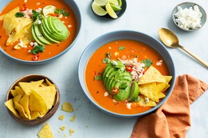 Mexicaanse tortillasoep met kip