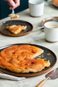 Tarte tatin met kweeperen