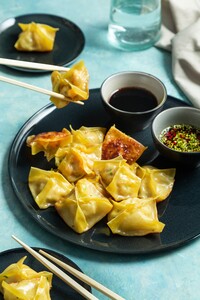Dumplings gevuld met garnalen