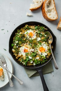 Groene shakshuka