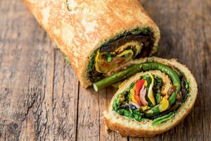 Groenterol van omelet